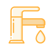 Faucet Icon on Transparent background