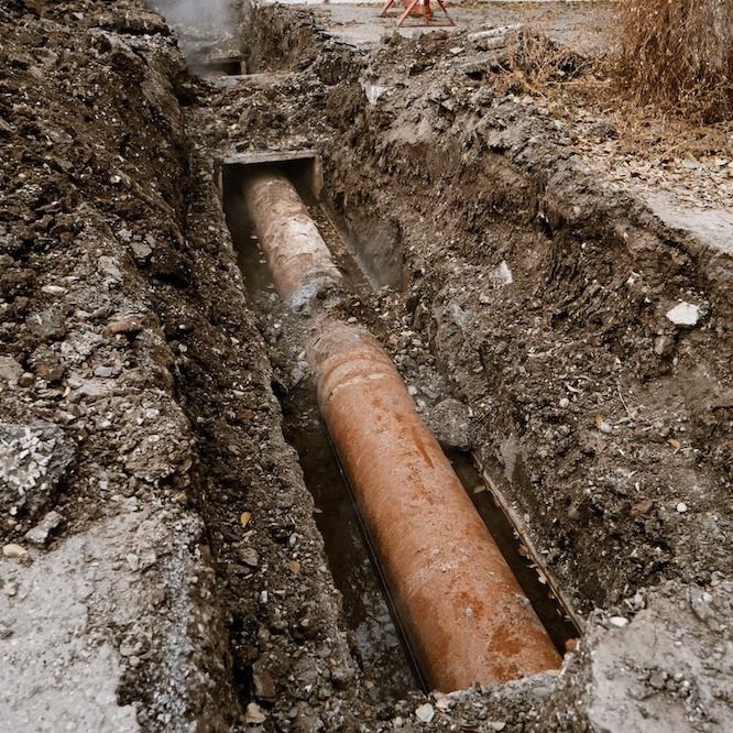 Sewer or drainage pipe
