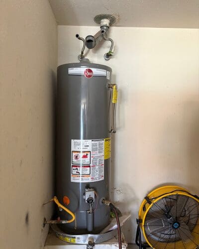 Hot water heater fix Arlington TX Mades Plumbing