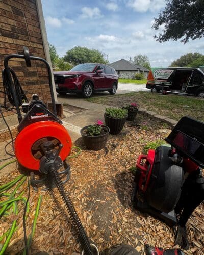 Sewer line repair Arlington TX Mades Plumbing